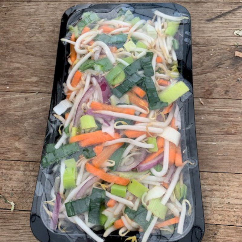 Gesneden Bami Nasi Groente