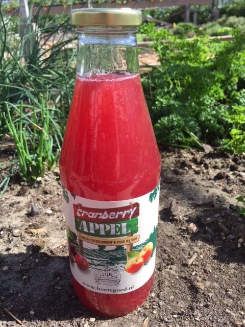 Sap Fles Appel/Cranberry Schulp