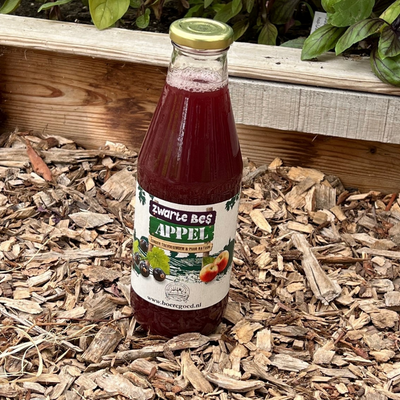 Sap Fles Appel/Zwarte Bes Schulp