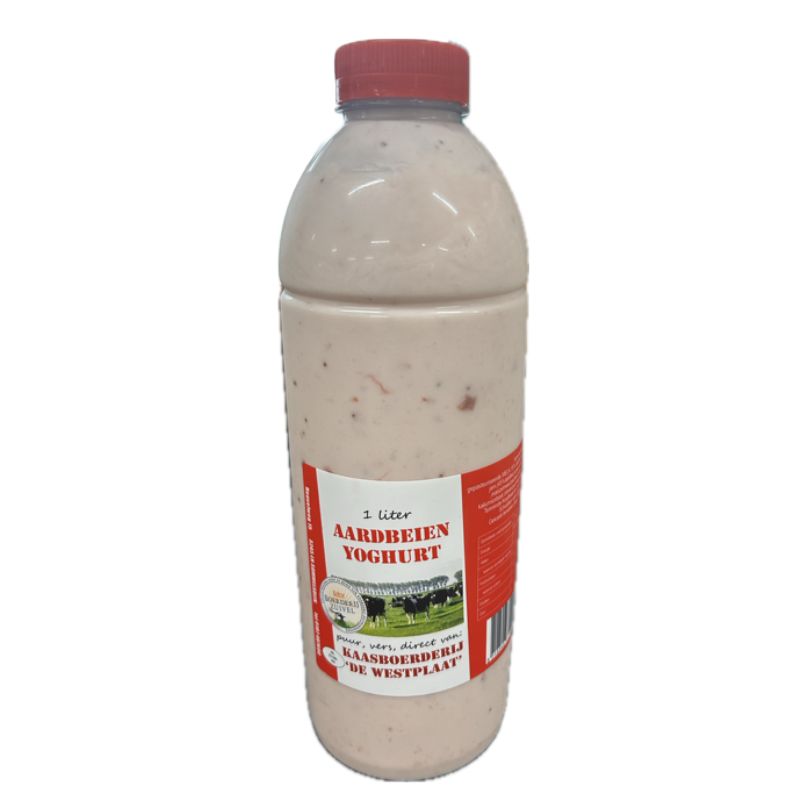 Yoghurt Aardbeien Westplaat
